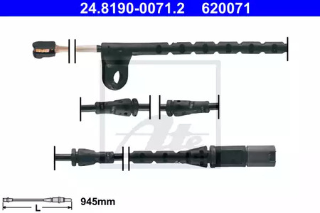 Датчик износа тормозных колодок ATE 24.8190-0071.2