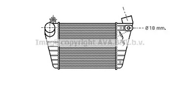 Интеркулер AVA QUALITY COOLING AI4185