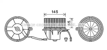 Вентилятор салона AVA QUALITY COOLING AI8375