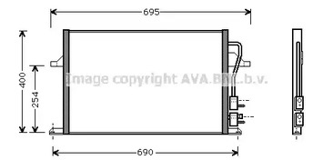 Конденсатор кондиционера AVA QUALITY COOLING FD5259