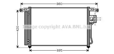 Конденсатор кондиционера AVA QUALITY COOLING HY5175D