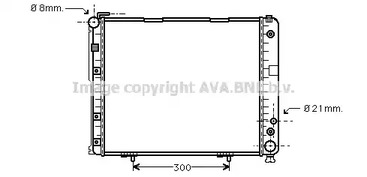 Радиатор охлаждения двигателя AVA QUALITY COOLING MS2178