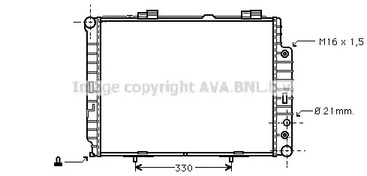 Радиатор охлаждения двигателя AVA QUALITY COOLING MSA2283