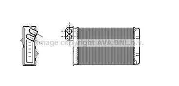Теплообменник отопления салона AVA QUALITY COOLING PE6015