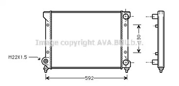 Радиатор системы охлаждения мкпп AVA QUALITY COOLING STA2033