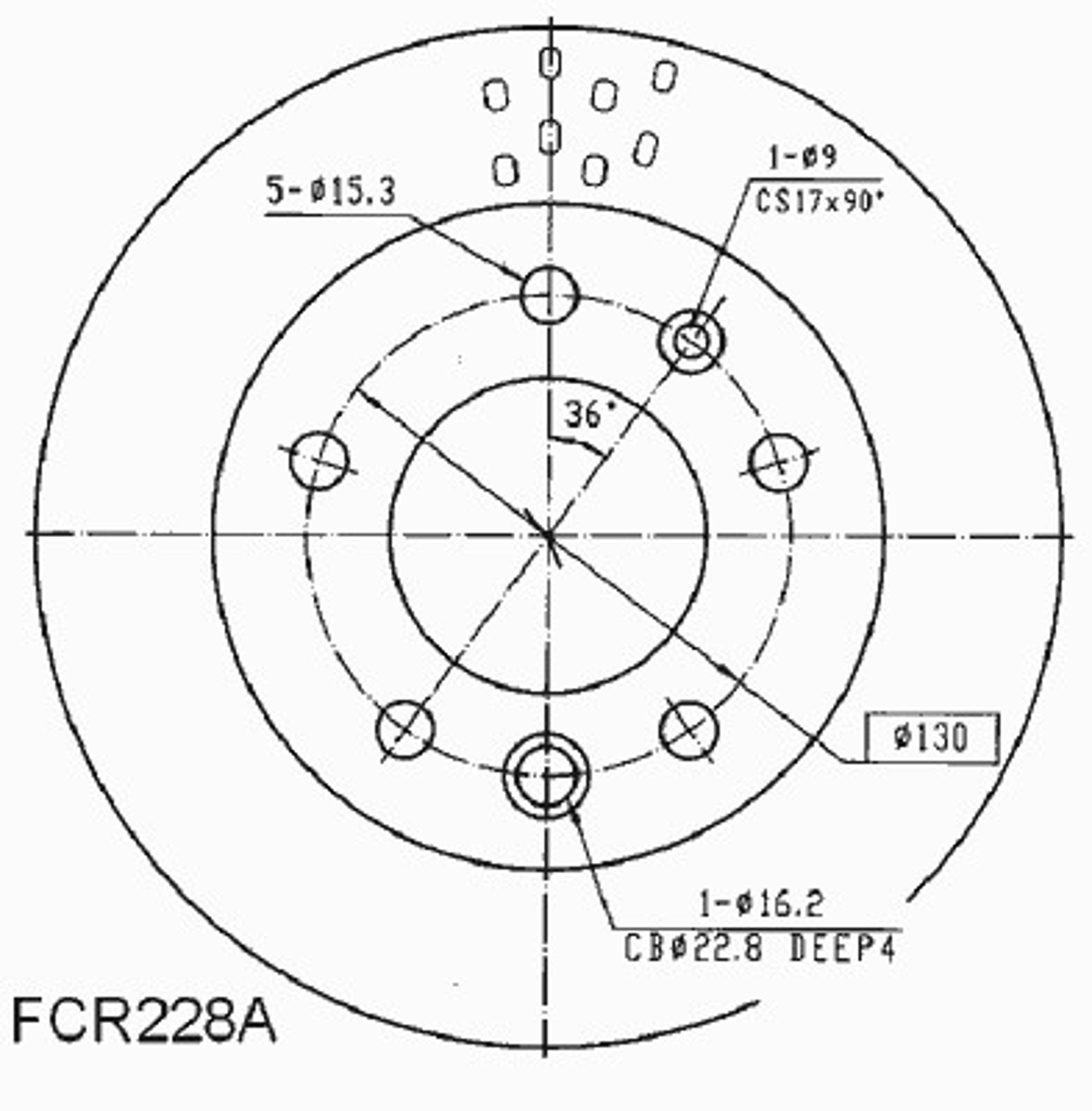 Диск тормозной BERAL BCR228A