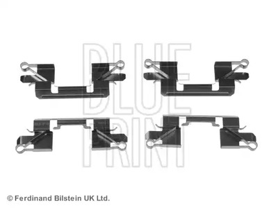 Комплектующие колодки дискового тормоза BLUE PRINT ADC448602
