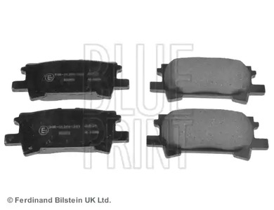 Комплект тормозных колодок дискового тормоз BLUE PRINT ADT342154