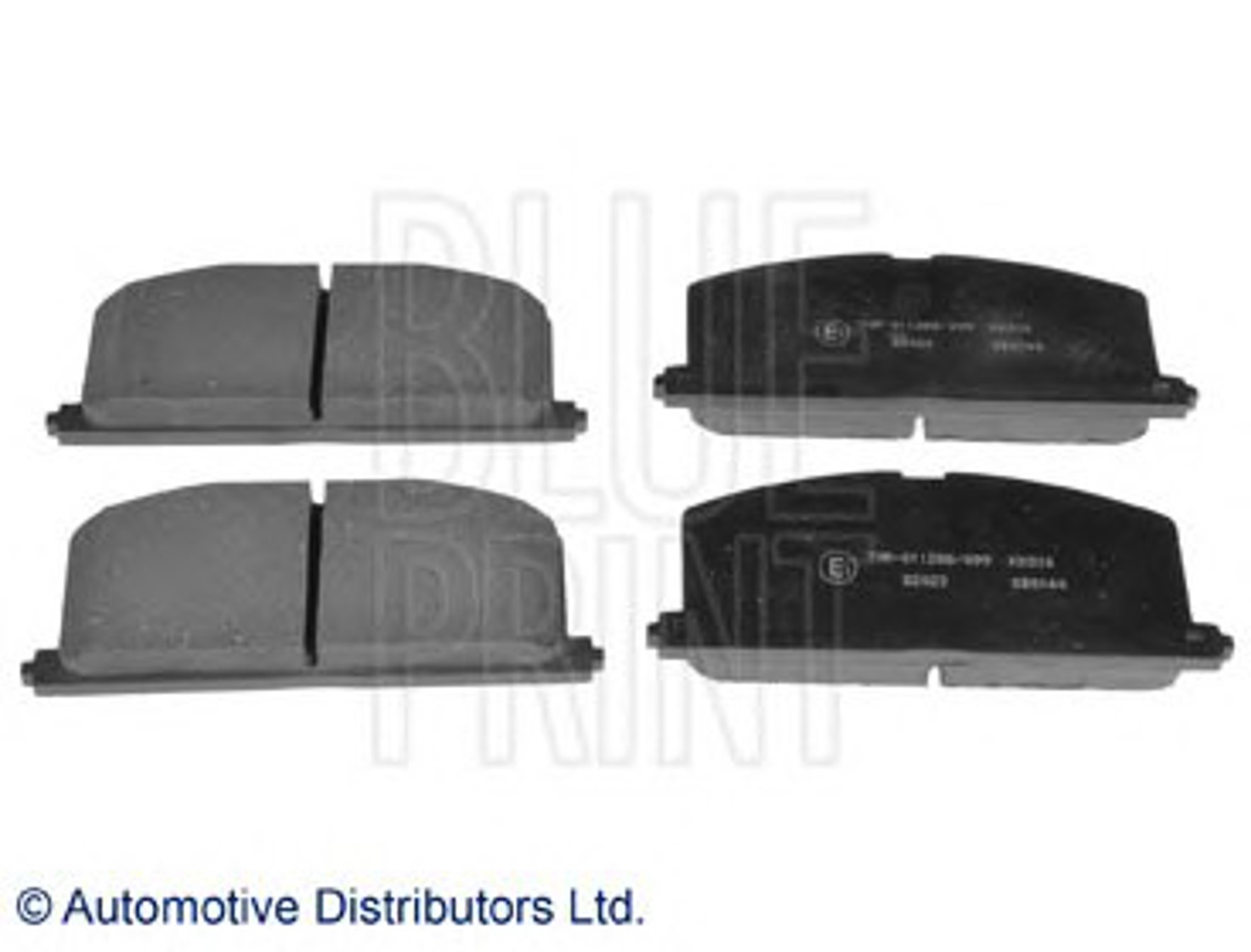 Колодки тормозные дисковые BLUE PRINT ADT34279