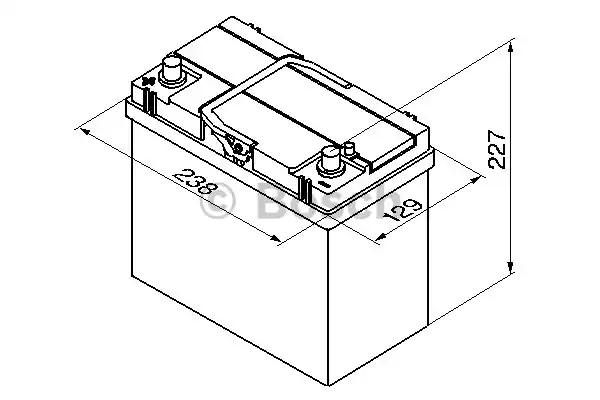 Аккумулятор BOSCH 0092S40220