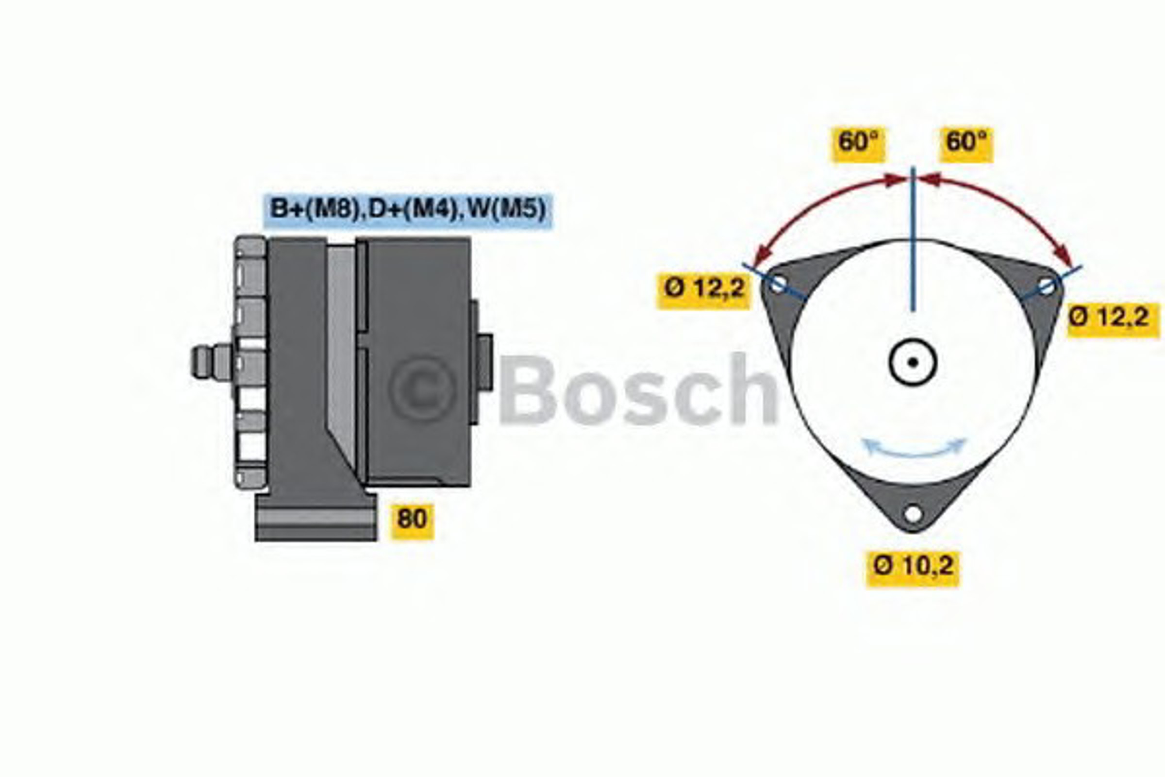 Генератор BOSCH 0120468115