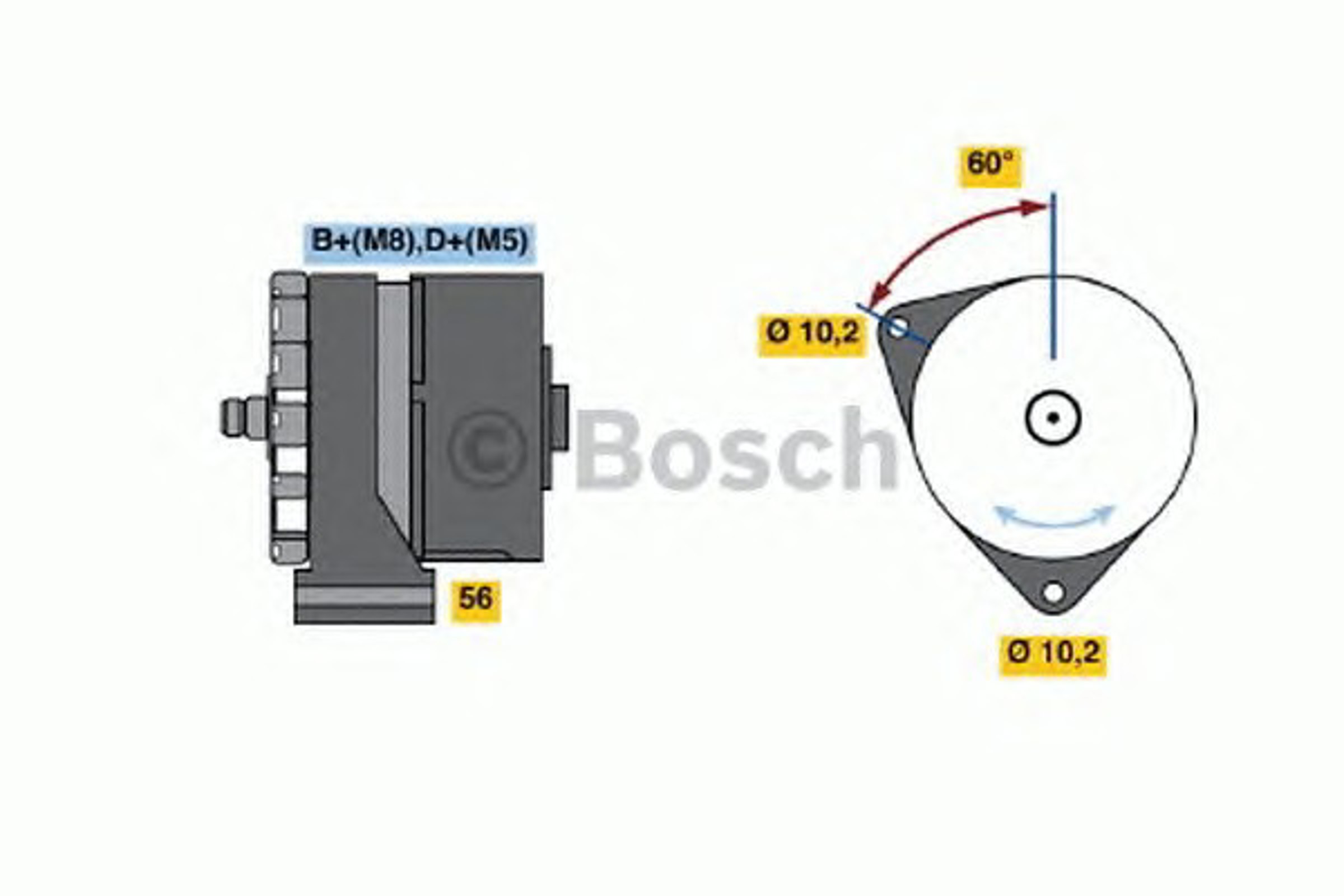 Генератор BOSCH 0120469811