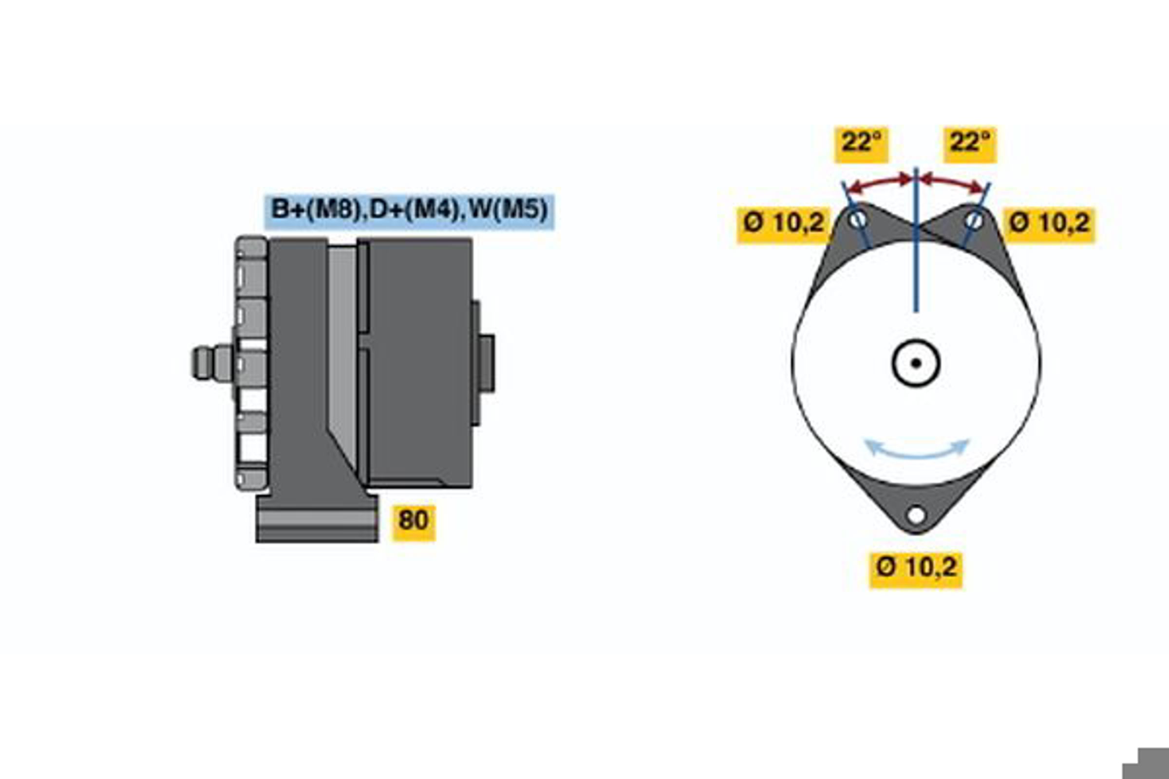 Генератор BOSCH 0120469891