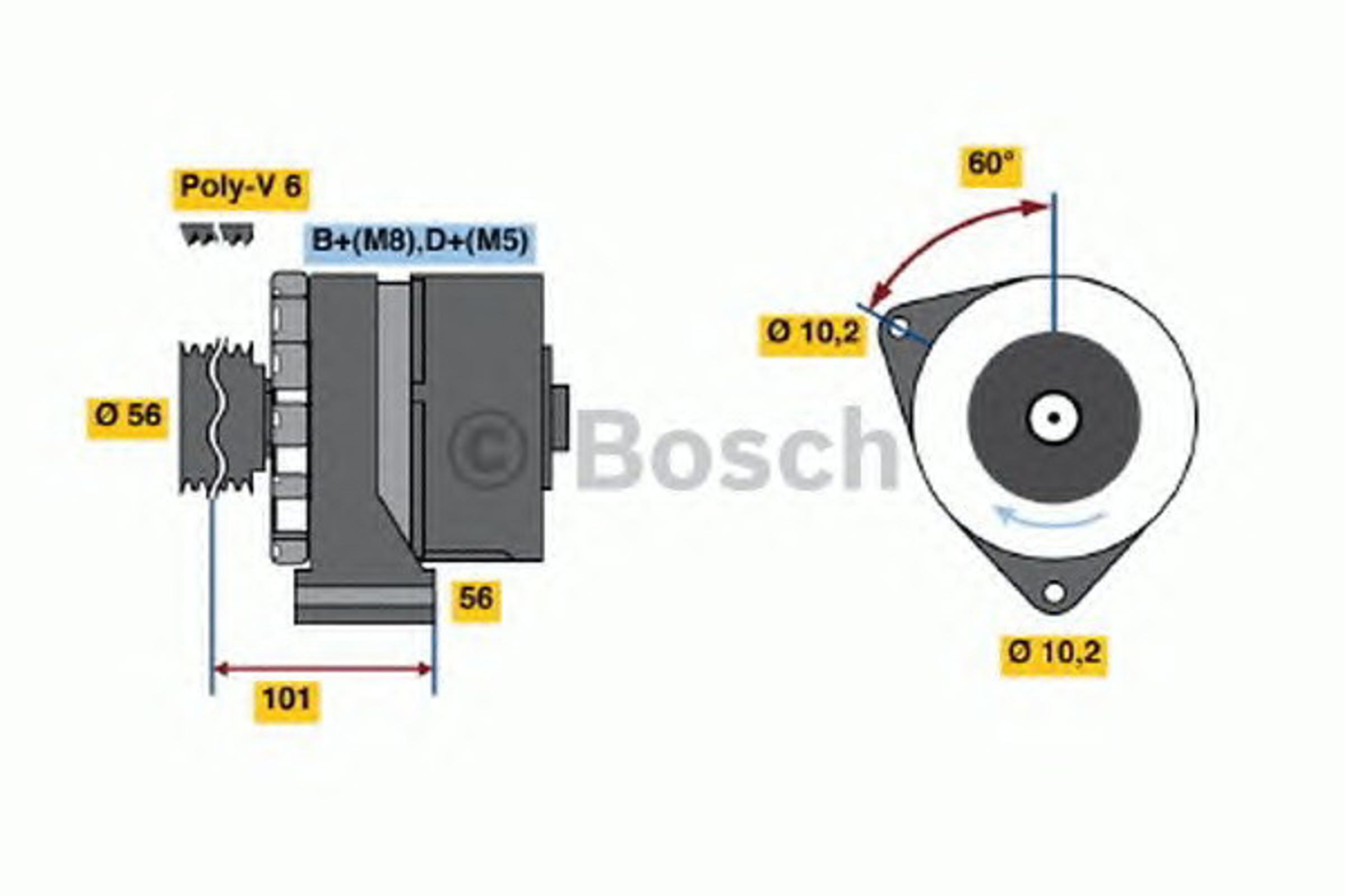 Генератор BOSCH 0120469928