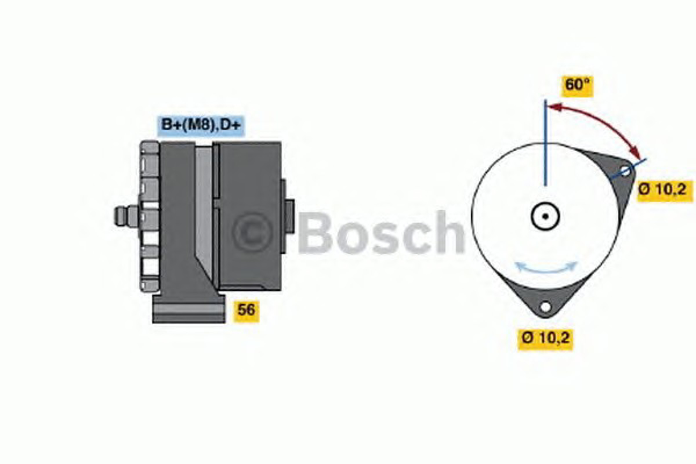 Генератор BOSCH 0120489310