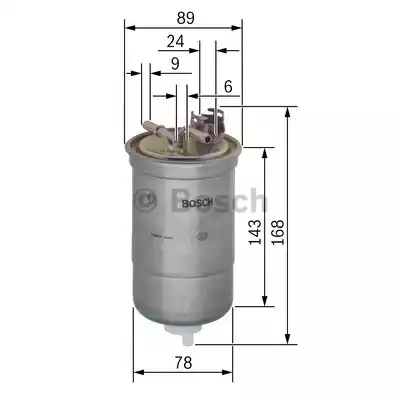 Топливный фильтр BOSCH 0450906274