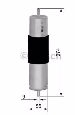 Фильтр топливный BOSCH 0450906462