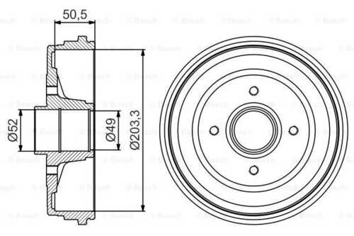 Запчасть BOSCH 0986477205