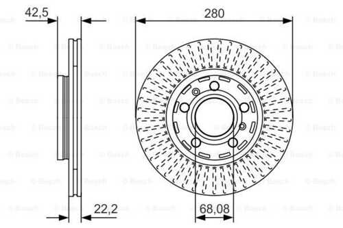 Диск тормозной BOSCH 0986479C89