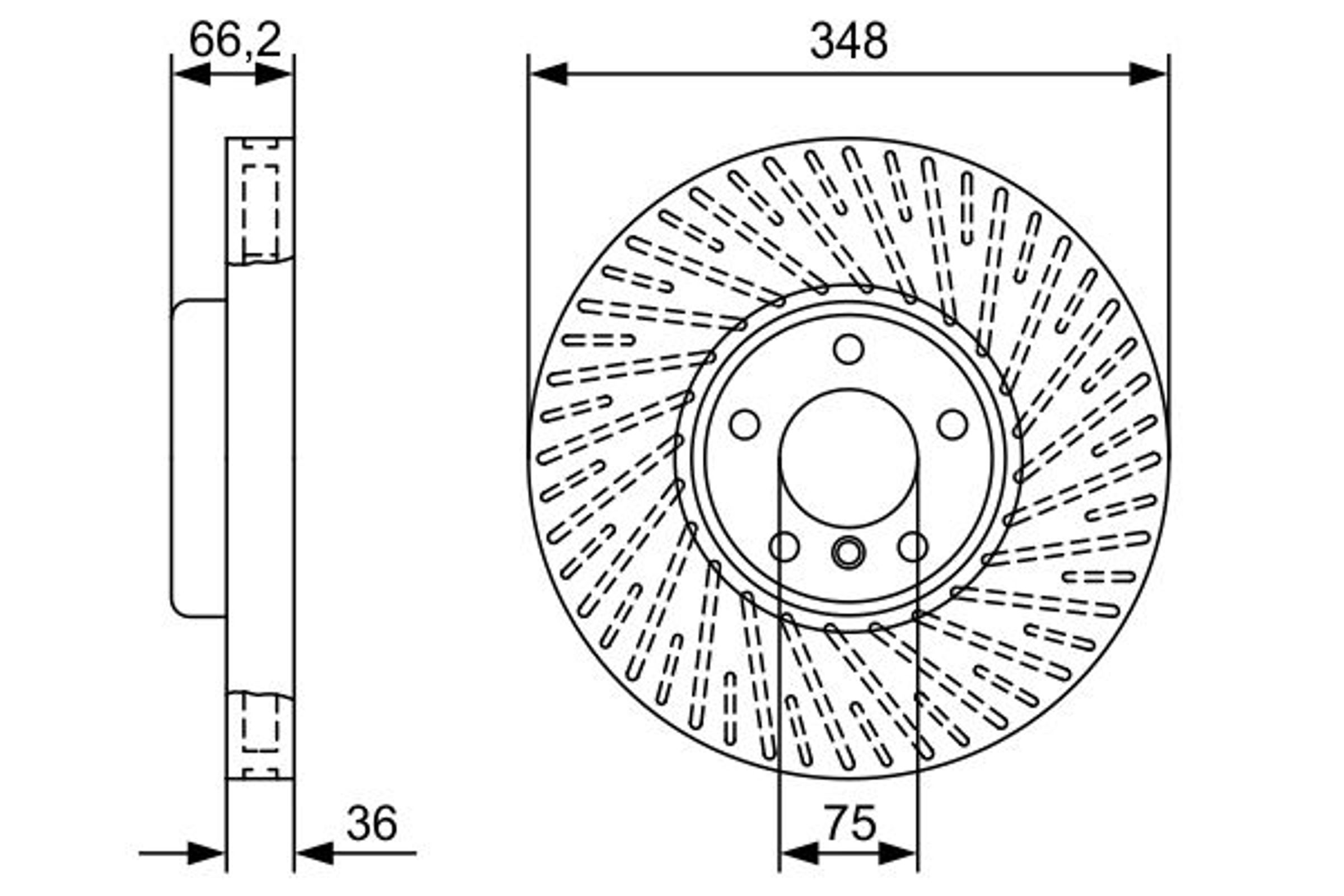Диск тормозной BOSCH 0986479W20
