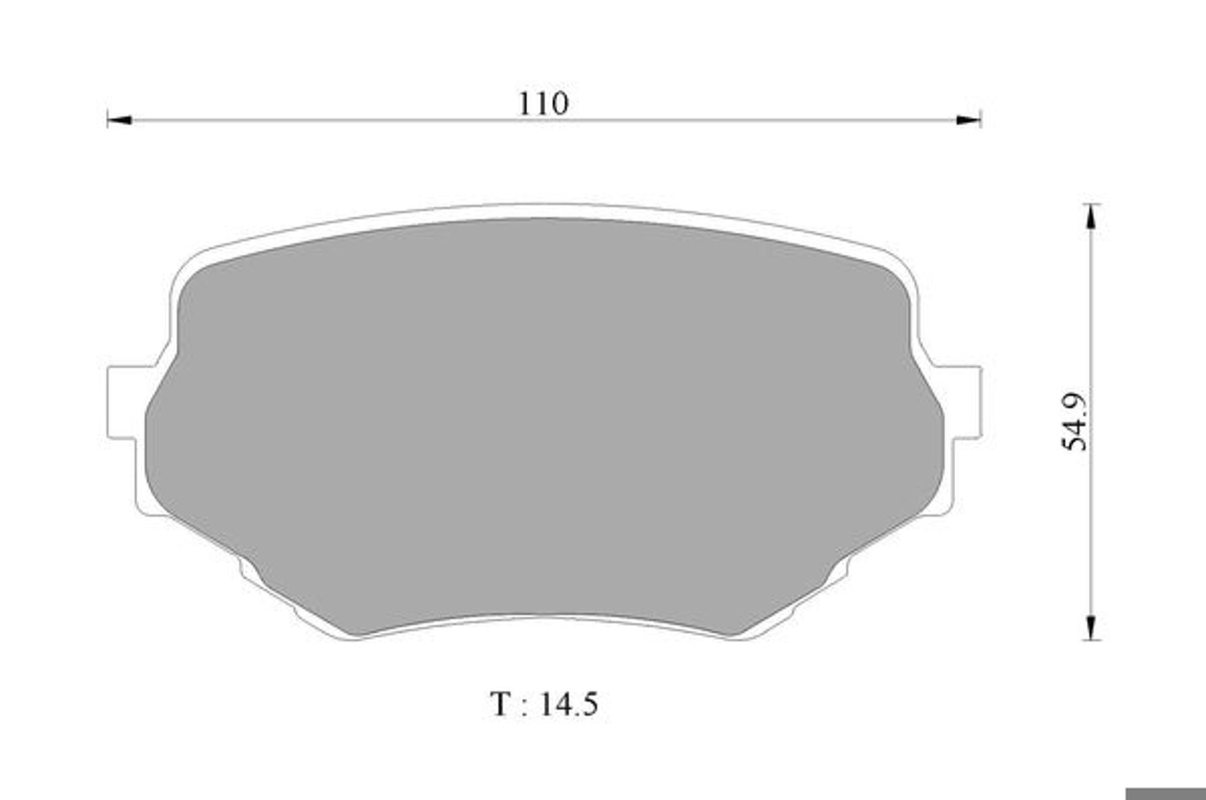 Комплект тормозных колодок дисковый тормоз BOSCH 0986AB2319
