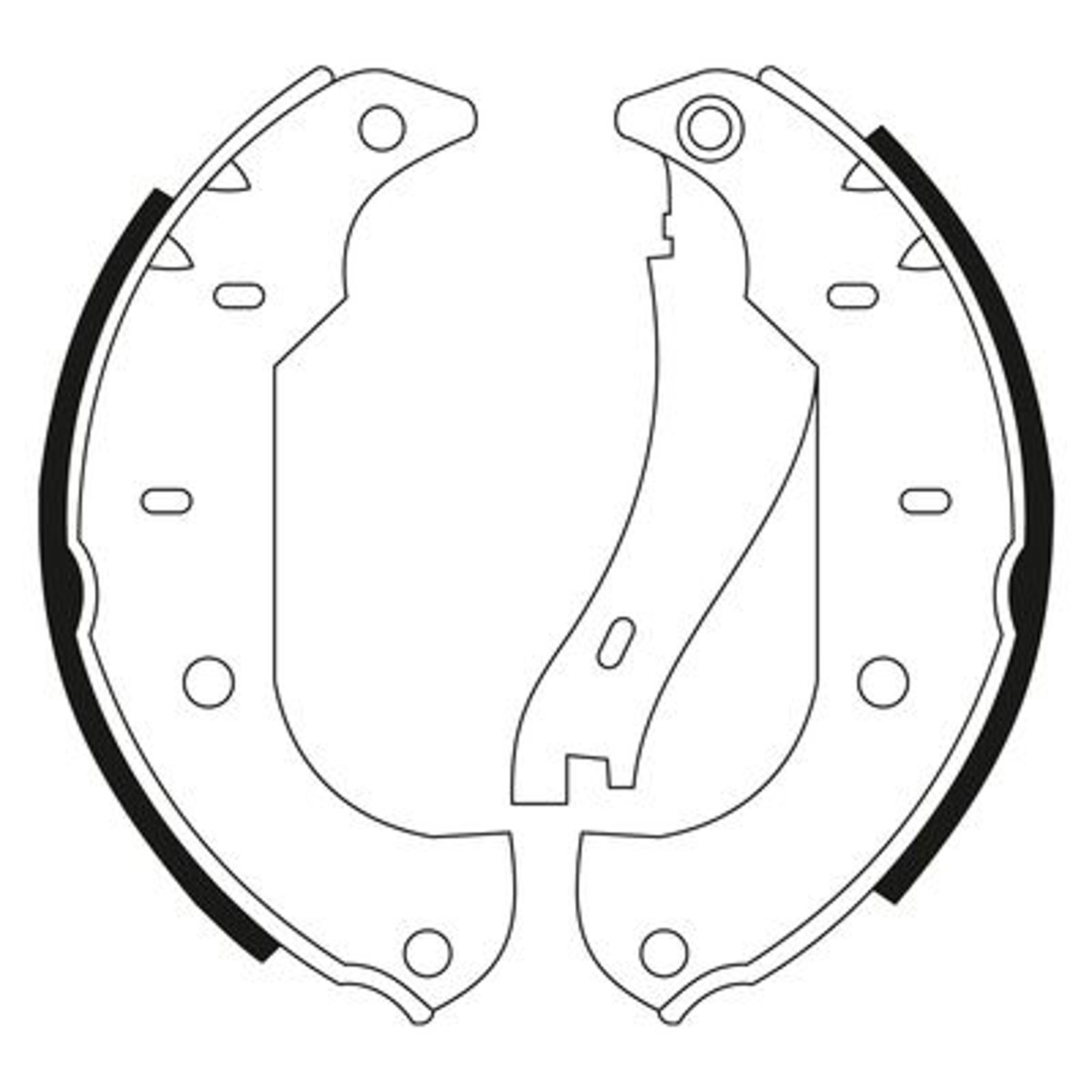 Комплект тормозных колодок BOSCH 0986BB3519