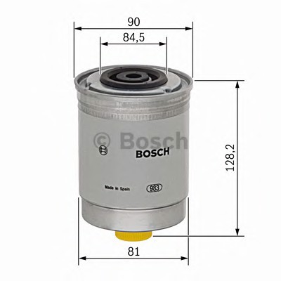Топливный фильтр BOSCH 1457434400