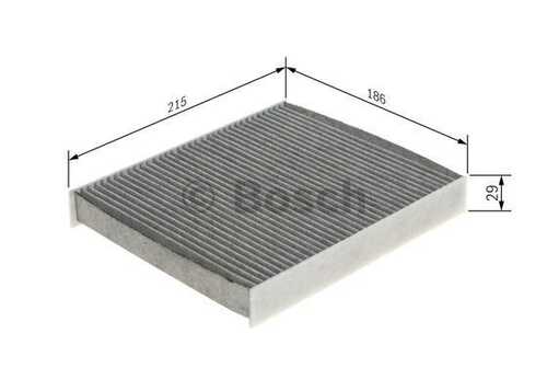 Фильтр салона BOSCH 1987435590