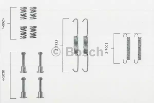 Комплектующие стояночной тормозной системы BOSCH 1987475149