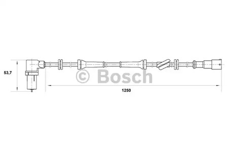 Датчик частоты вращения колеса BOSCH 0 265 006 164