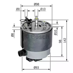Топливный фильтр BOSCH F 026 402 126