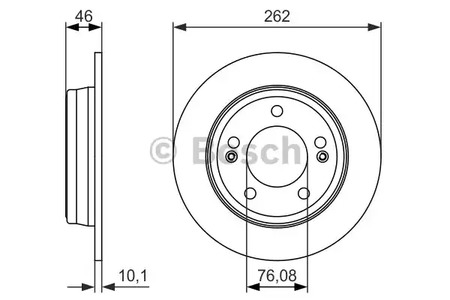 Тормозной диск BOSCH 0 986 479 052