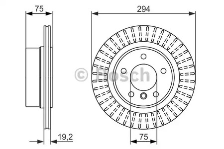 Тормозной диск BOSCH 0 986 479 670