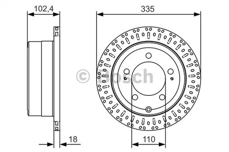 Тормозной диск BOSCH 0 986 479 A61