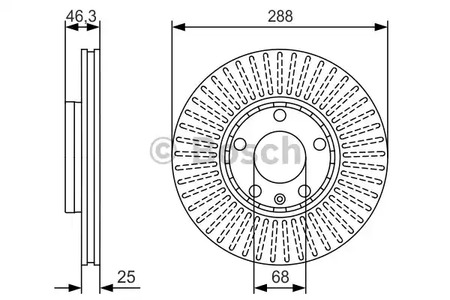 Тормозной диск BOSCH 0 986 479 R82