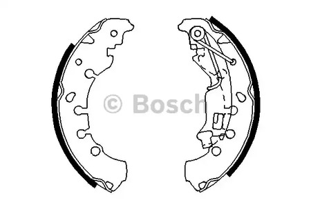 Комплект тормозных колодок BOSCH 0 986 487 702