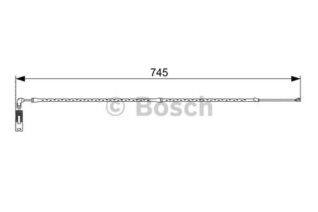 Сигнализатор износ тормозных колодок BOSCH 1 987 473 000