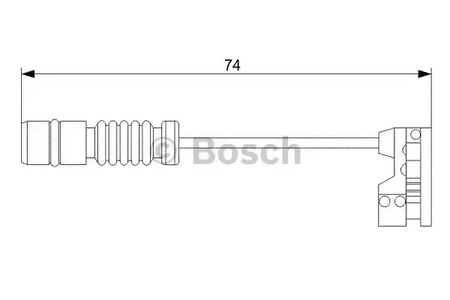 Сигнализатор износ тормозных колодок BOSCH 1 987 473 008