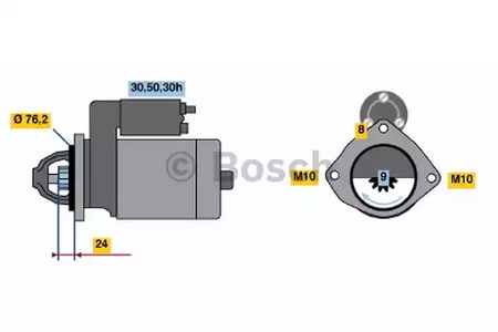 Стартер BOSCH 0 986 017 300