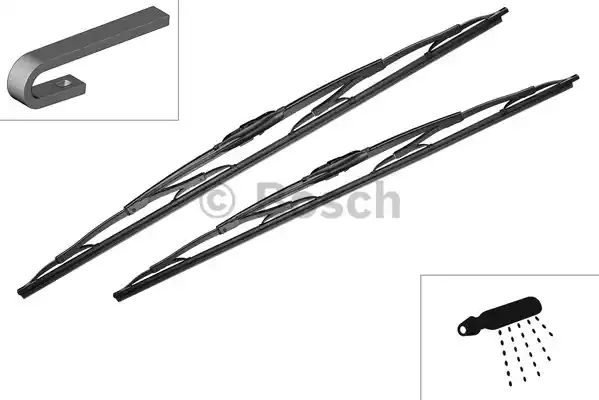 Щетки стеклоочистителя BOSCH 3397005800