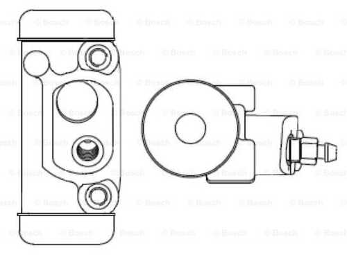 Колесный тормозной цилиндр BOSCH F026002350