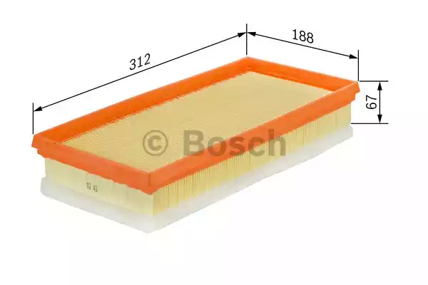Воздушный фильтр BOSCH F026400007