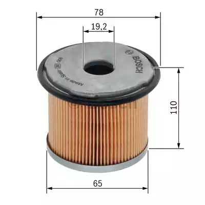 Топливный фильтр BOSCH F026402007