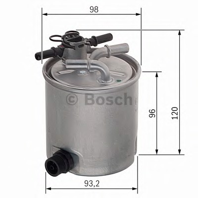Топливный фильтр BOSCH F026402019