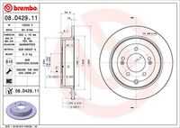 Disc BREMBO 08.D429.11