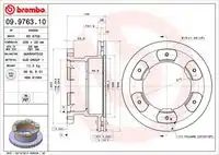 Тормозные диски BREMBO 09.9763.10