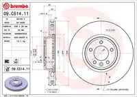Диск тормозной BREMBO 09.C514.11