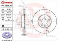 Disc BREMBO 09.D211.11