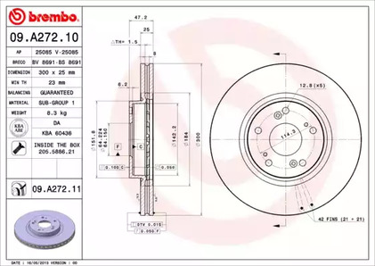 Тормозной диск prime line - uv coated