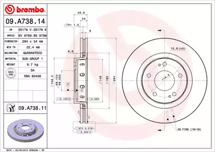 Тормозной диск prime line - uv coated